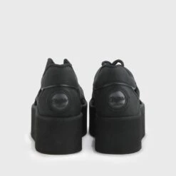 Buffalo Classic Tower Cut Outs Schwarz -Schuh Liebe 1684500 P4