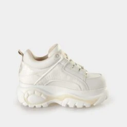 Buffalo 1339-14 2.0 - VEGAN NAPPA - TRIPLE WHITE -Schuh Liebe 2221460 P5